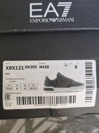 Zapatillas EA7 Emporio Armani Talla 42 2/3