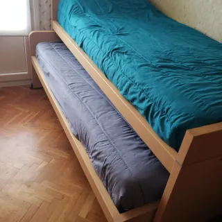 Cama nido de 90 y 2m de largo con 3 cajones