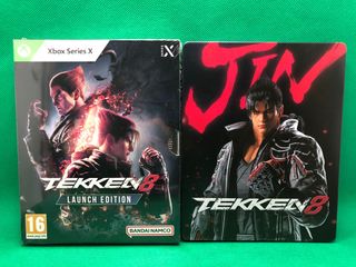 Tekken 8 Launch Ed + Steelbook Xbox NUEVO