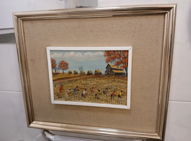 Óleo sobre tables ALMARIE PITTMAN LITTLE 1982