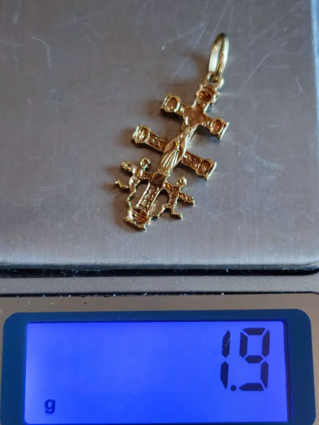 Cruz de Caravaca Oro 18k