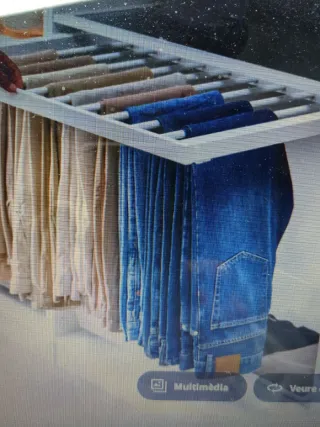 Colgador Pantalones Extraíble IKEA Komplement