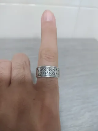 Anillo Unisex Ajustable acero
