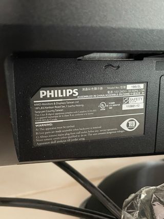 Monitor Philips 19 Negro