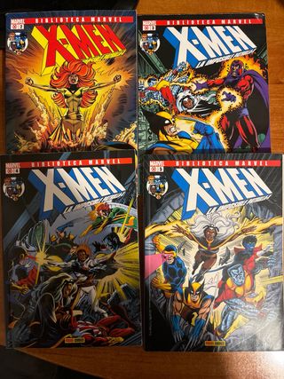 coleccionable x-men + biblioteca marvel x-men