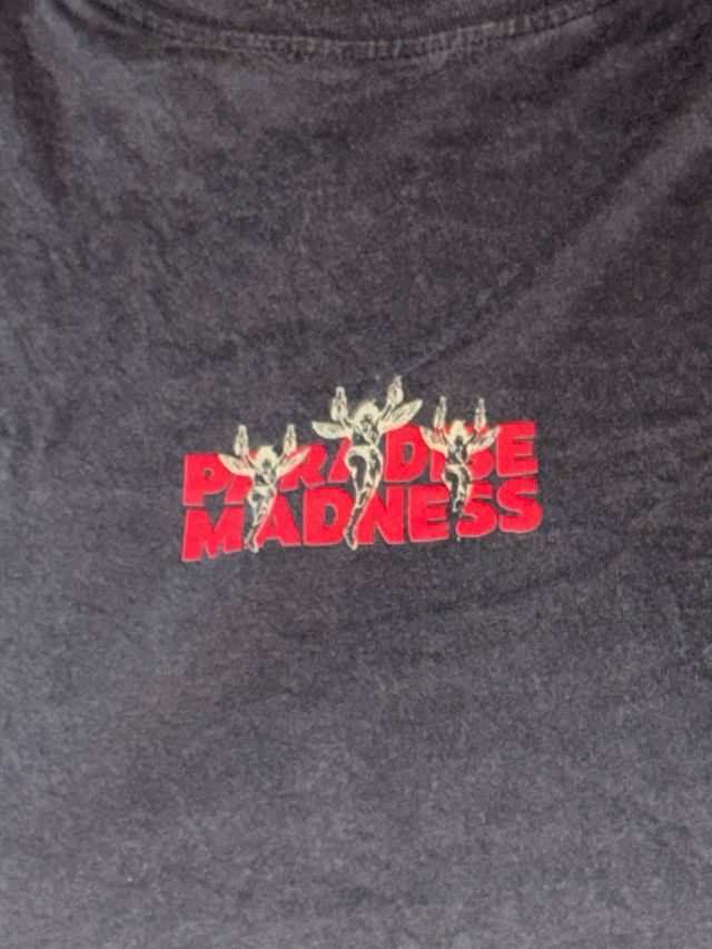 Camiseta corta gris Paradise Madness