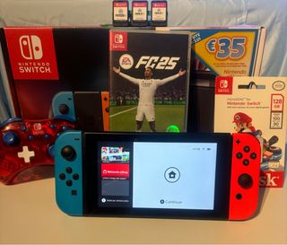 Nintendo Switch + FIFA 25 + accessori