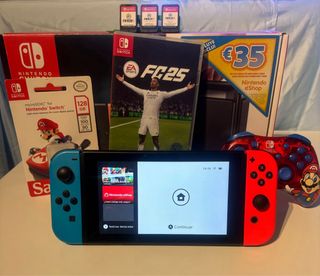 Nintendo Switch + FIFA 25 + accessori