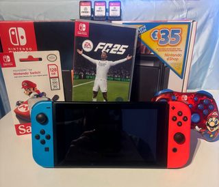 Nintendo Switch + FIFA 25 + accessori