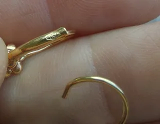 Orecchini oro giallo 750 con smiley