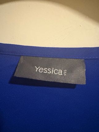 Blusa azul Yessica talla 44