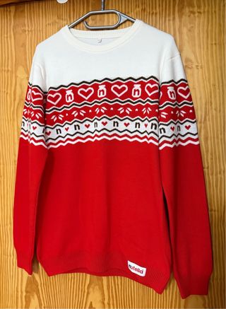 Jersey Navideño Nutella Rojo y Blanco