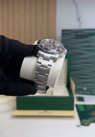 Reloj Rolex Submariner Negro/Plateado