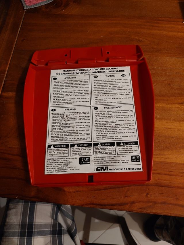 Porta documenti x bauletto GIVI Monokeye