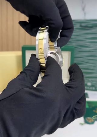 Reloj Rolex Azul y Dorado