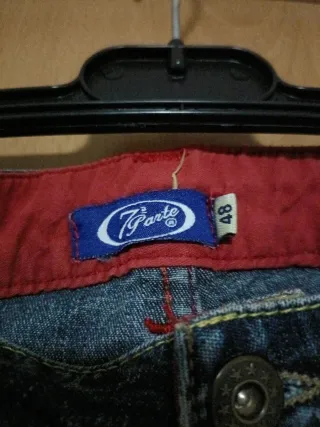 Pantalón Pirata Vaquero Azul