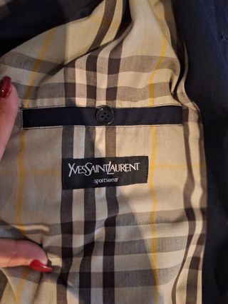 Cappotto Yves Saint Laurent Nero