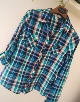 Camisa cuadros Ambiance apparel mujer 