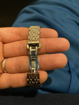 Reloj Cartier Plata y Blanco