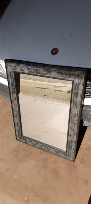 Espejo Vintage Madera y Cristal