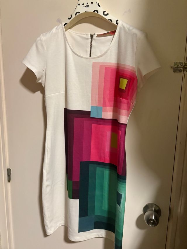 Vestido Desigual Multicolor Talla M