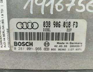Audi 1916756 centralita 0281001966 a4 berlina (b5)