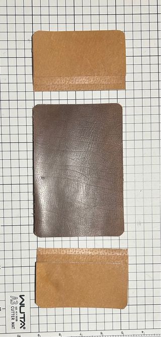 Cartera de cuero para tarjetas