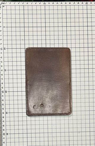 Cartera de cuero para tarjetas