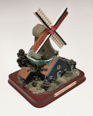 Maqueta Z molino de viento diorama tren eléctrico