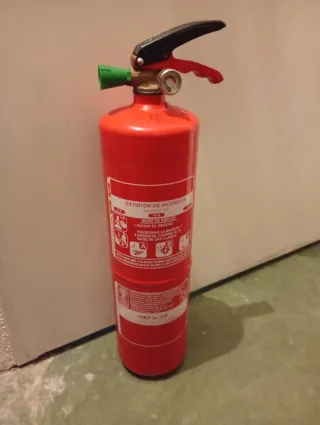 Extintor vacío