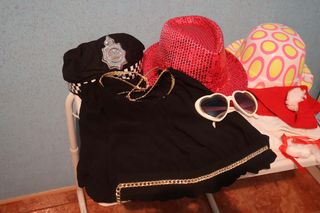 ¡OFERTA! Lote 9 Artículos Disfraz/Carnaval/Fiesta