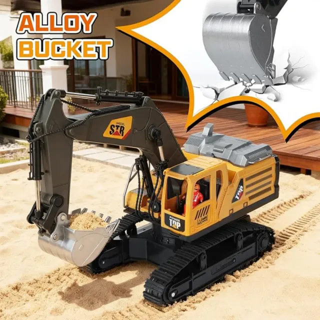 Excavadora teledirigida para niños