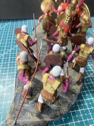 Maqueta Diorama Batalla Espartanos vs Persas