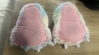 Zapatillas Casa Peludas Unicornio Niña Talla 35