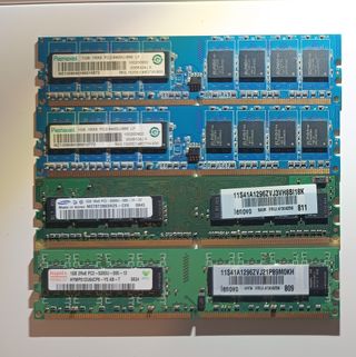 Memoria RAM DDR3/DDR2 Crucial, Hynix, Kingston, Sa