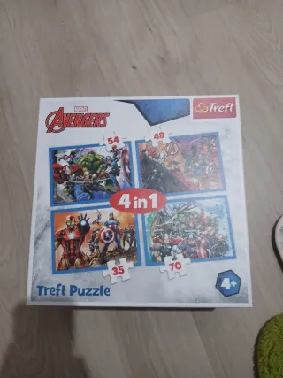 2 Puzzles Marvel Avengers 4 en 1 Trefl