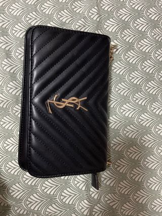 Bolso LSY Negro Efecto Piel