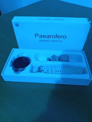 Smartwatch Paearofero Silver/White