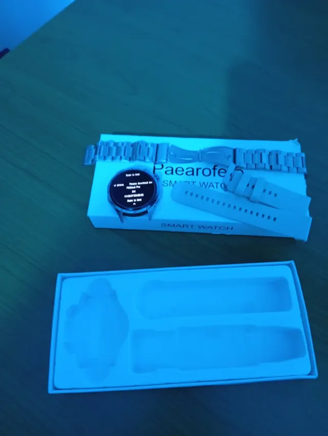 Smartwatch Paearofero Silver/White