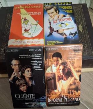 Lote 4 Películas VHS Comedia/Crimen/Thriller