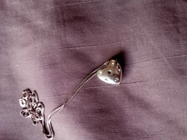 Collana con ciondolo a cuore in argento