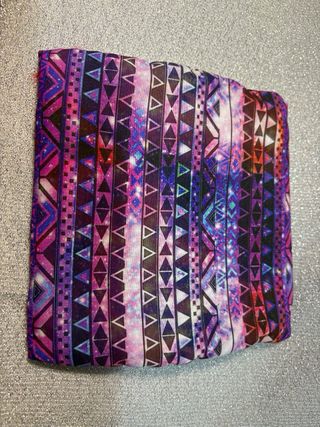 Pochette etnica viola handmade