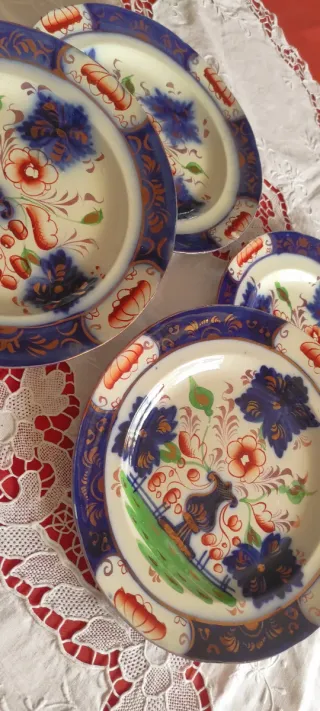 4 Piatti Inglesi England 1850