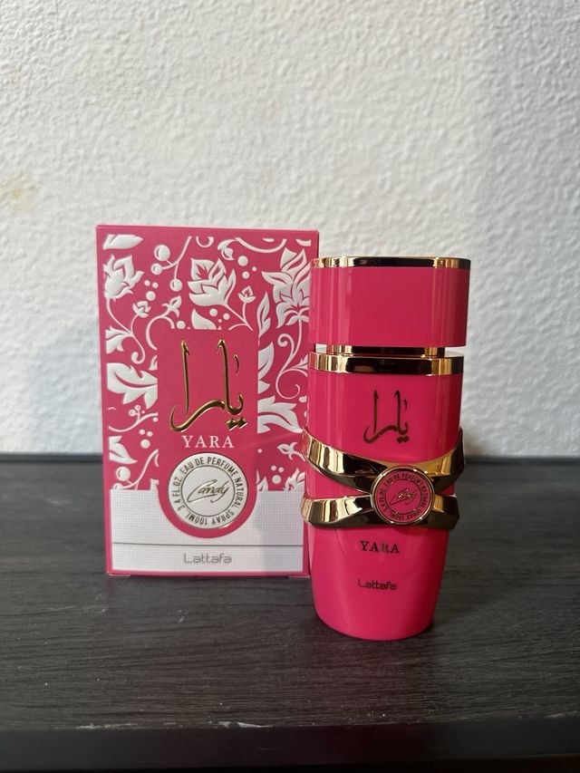 Perfume Lattafa Yara Rosa y Dorado