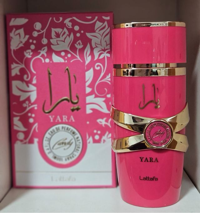 Perfume Lattafa Yara Rosa y Dorado