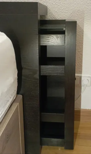Testiera con comodini allungabili Malm Ikea