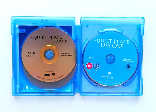 Un lugar tranquilo bluray.
Colección 3 películas.