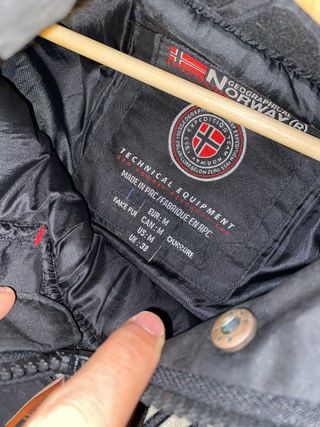 Chaqueta Geographical Norway Negra