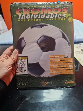 Fascículo CROMOS Inolvidables Fútbol Español 9