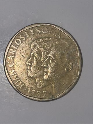 Moneda España 500 Pesetas 1989 Juan Carlos I